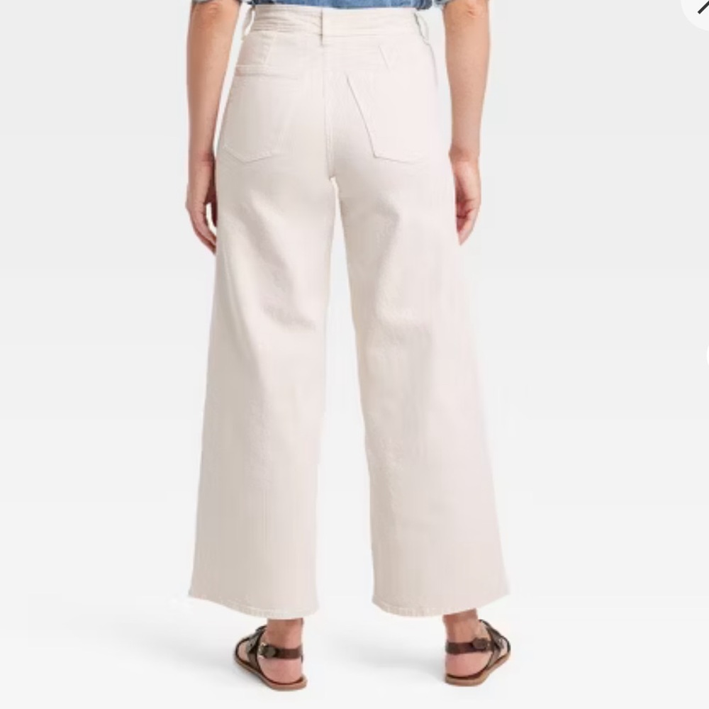 Universal Thread Sailor Wide-Leg Pants in Cream